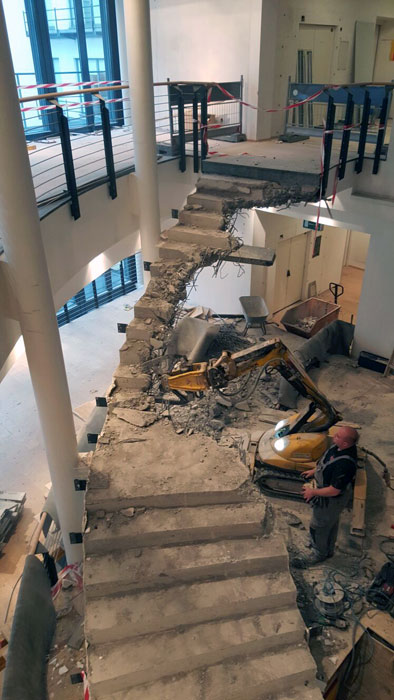 Einsatzfoto abbruchroboter brokk 100