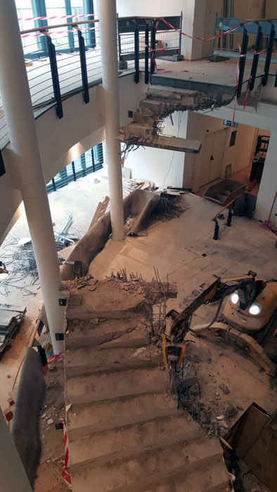 Einsatzfoto abbruchroboter brokk 100