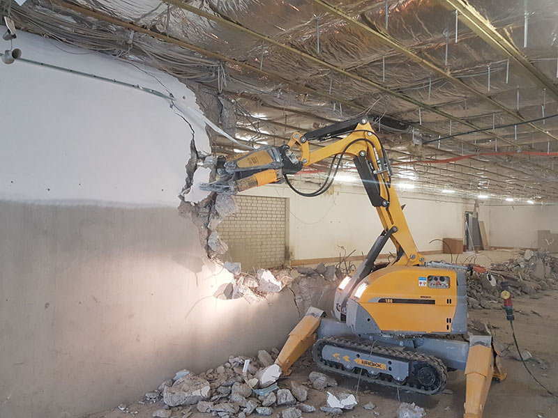 Einsatzfoto abbruchroboter brokk 170