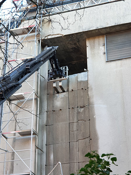 Einsatzfoto bunker umbau