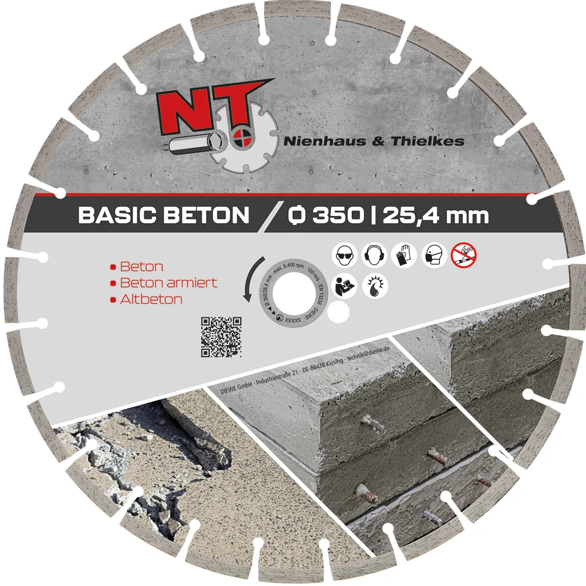 Diamanttrennscheibe Basic Beton