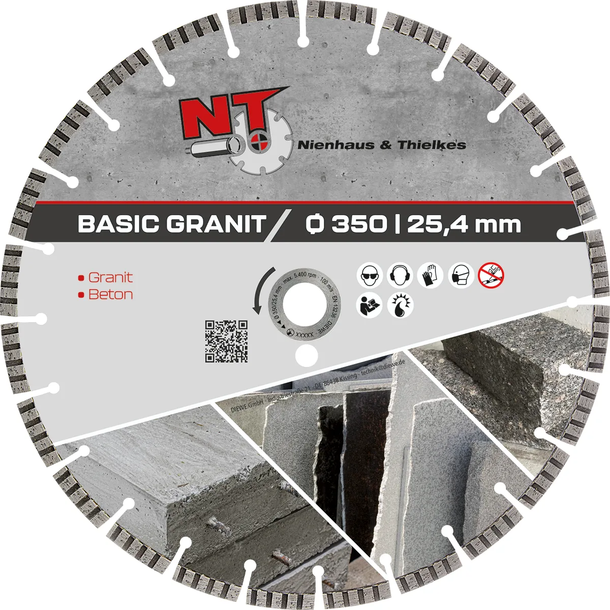 Diamanttrennscheibe Basic Granit