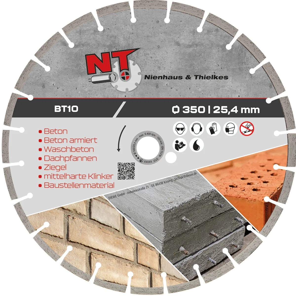 Diamanttrennscheibe BT 10