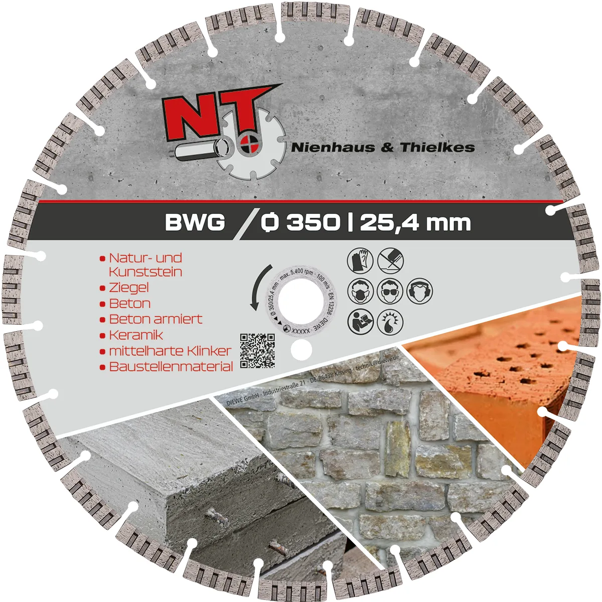 Diamanttrennscheibe BWG